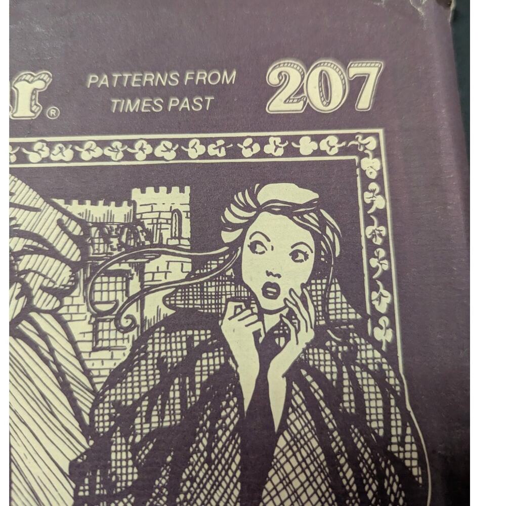 Vintage Folkwear 207 Kinsale Cloak Sewing Pattern 1970s Irish Cape & Hood - Picture 6 of 9